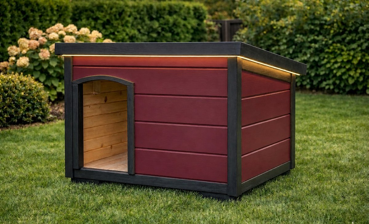 Cușcă câine Bordo Negru Antracit BAECO — sofisticat premium